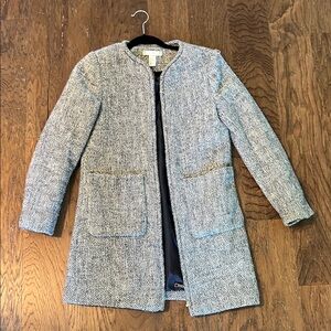 H&M Women's Black and White Tweed Blazer